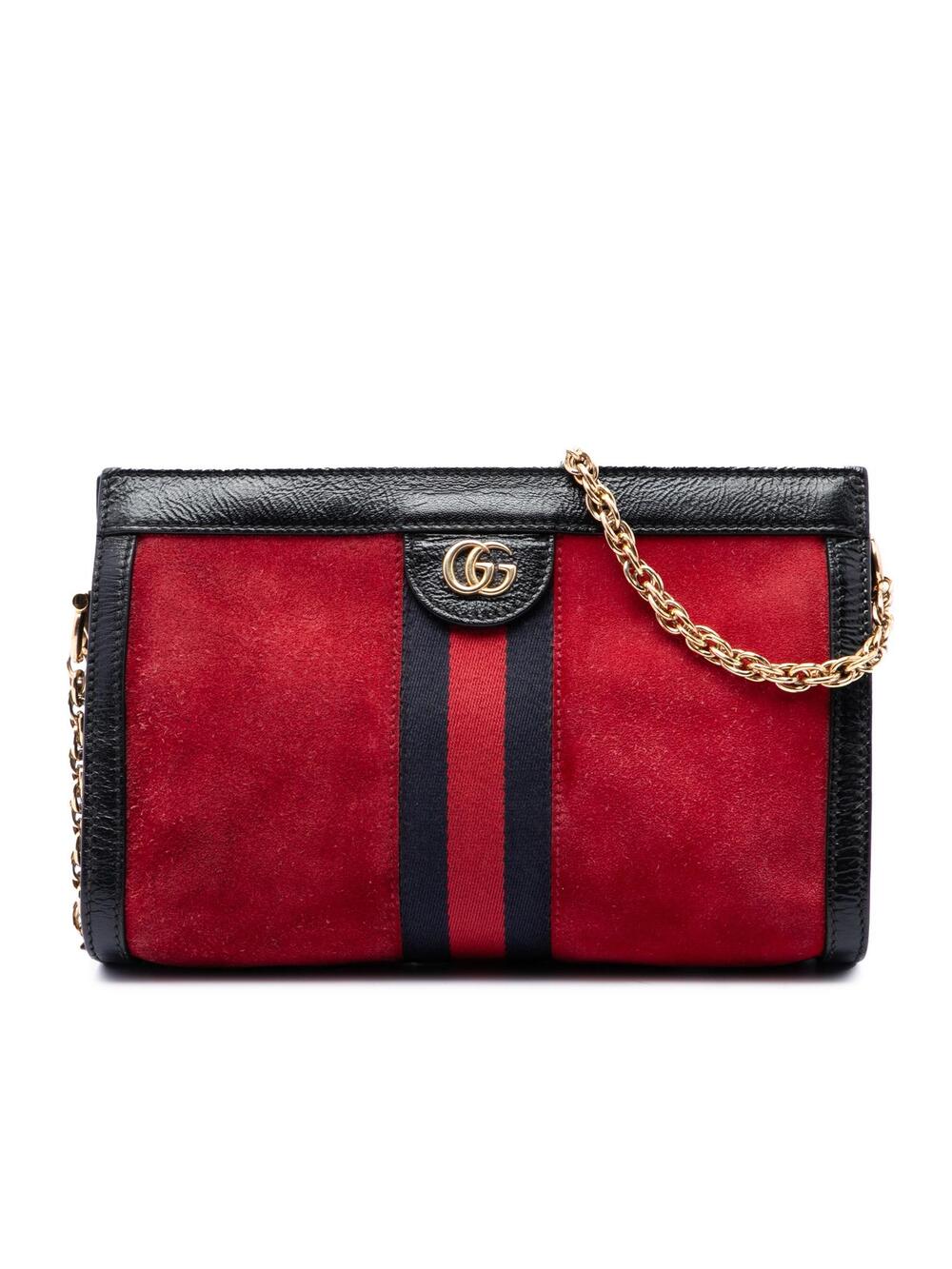 Gucci Small Suede Web Ophidia Chain #362511G77B